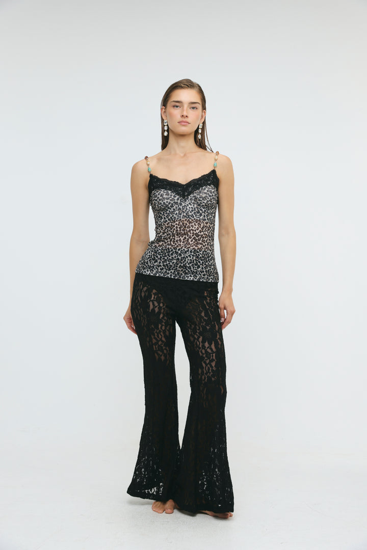 Paros Black Lace Bottoms