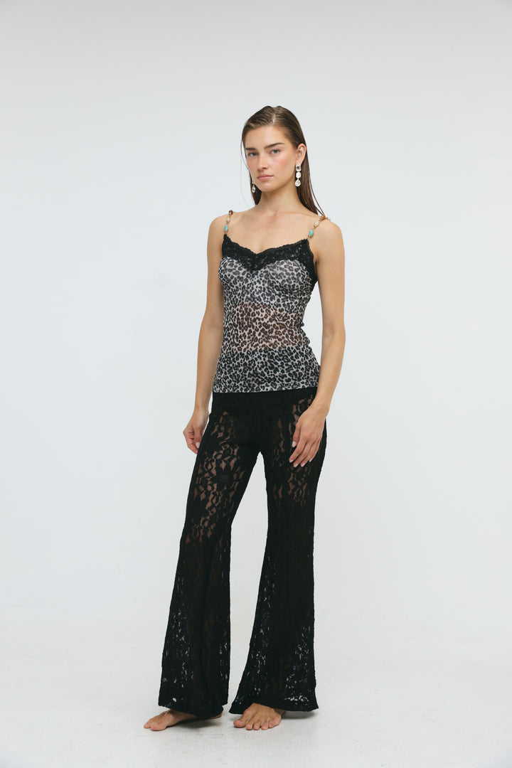Paros Black Lace Bottoms