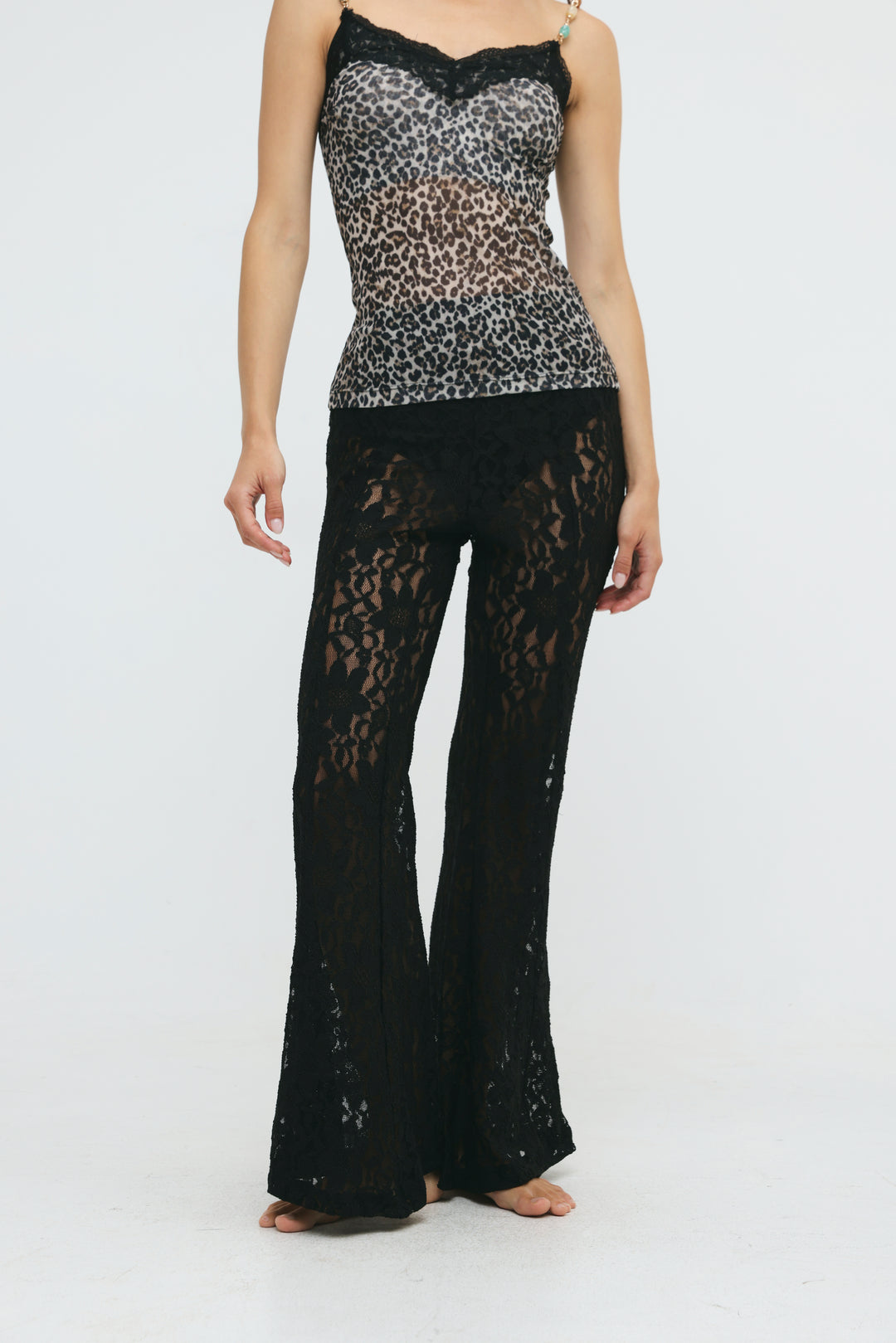 Paros Black Lace Bottoms
