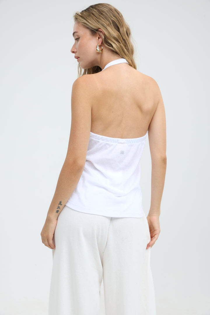 Clean58 White Halter Tank