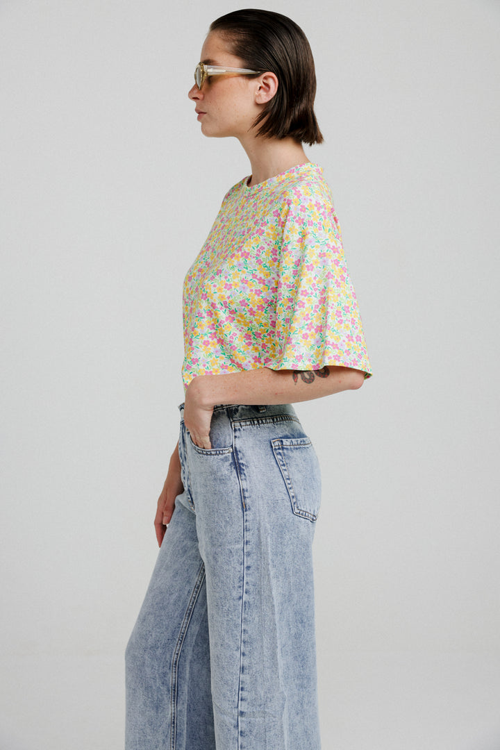 Rock Yellow Floral T-Shirt