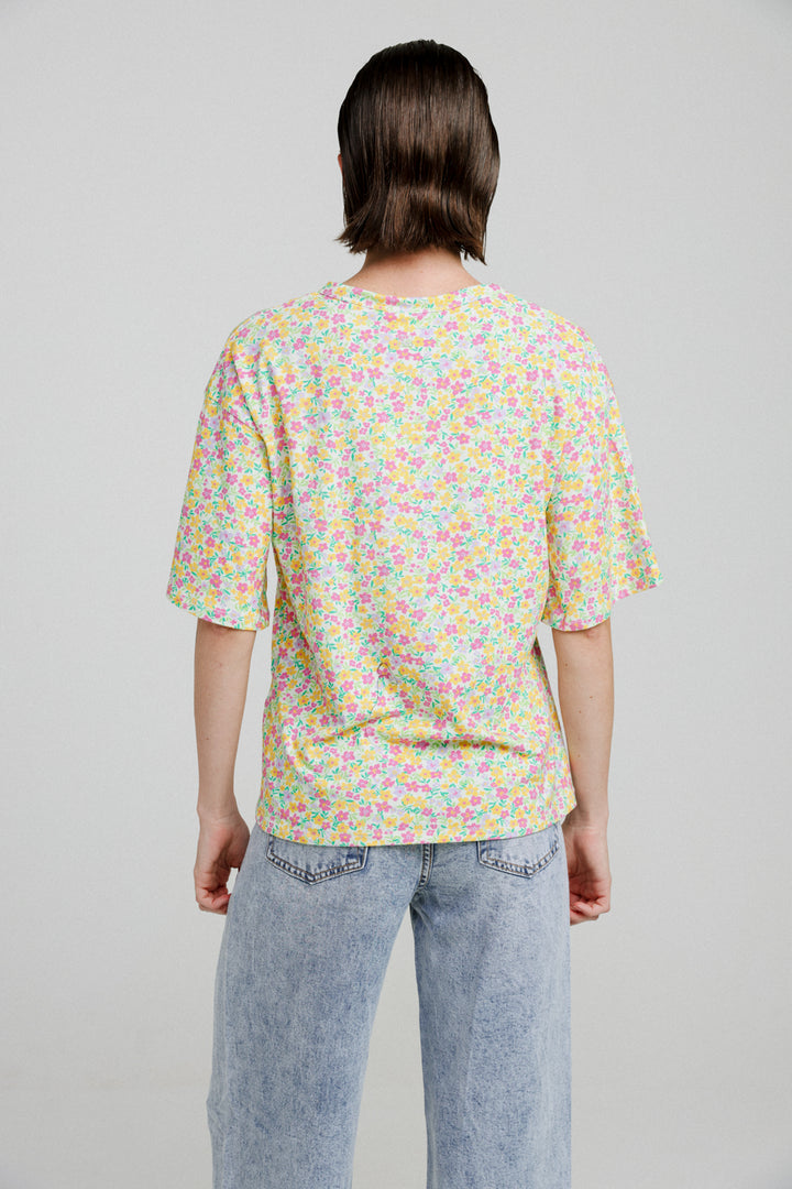 Rock Yellow Floral T-Shirt