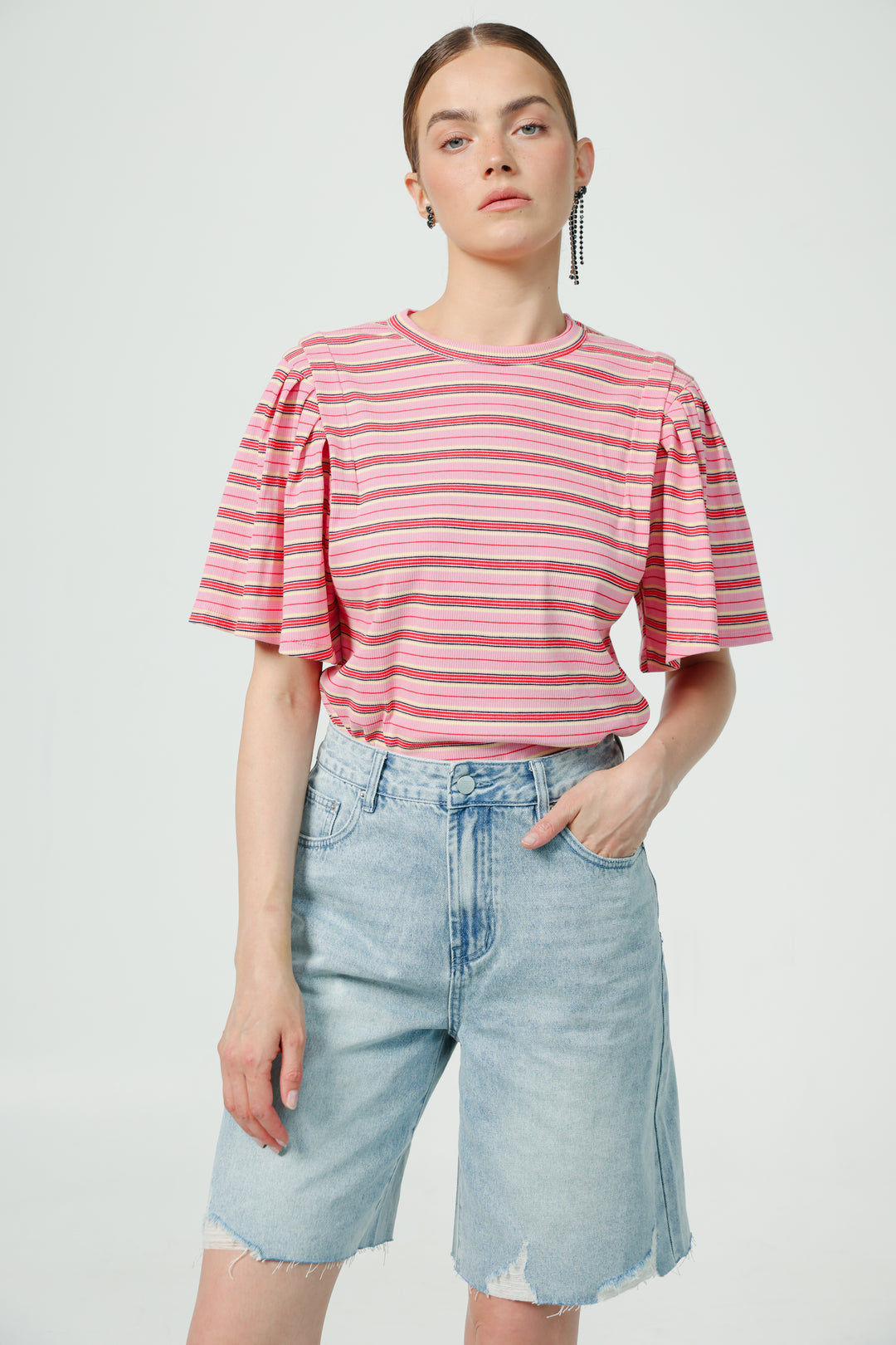 First Pink Stripes T-Shirt