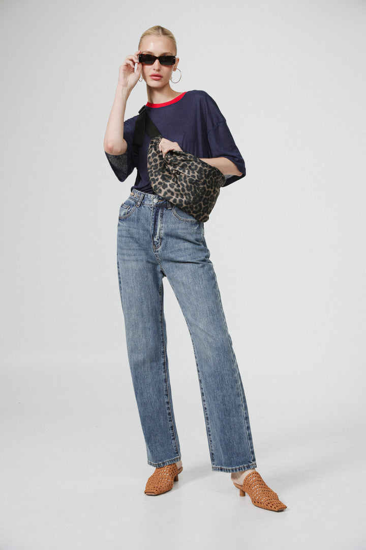 EE Huge Leopard Belt Bag