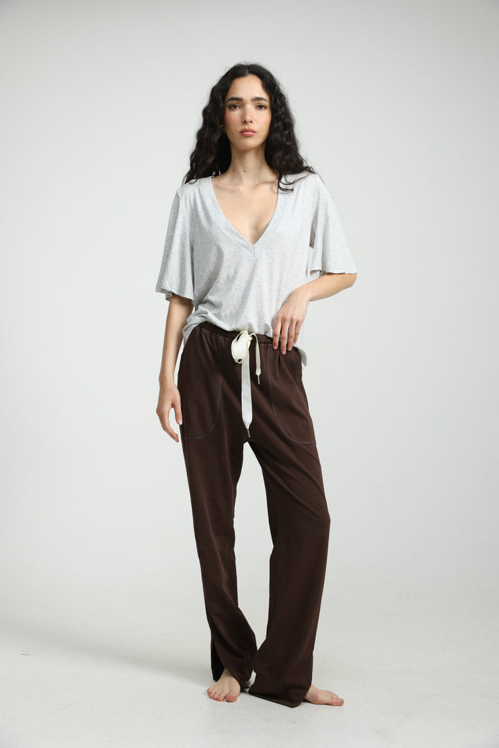 Clean25 Light Grey V T-Shirt