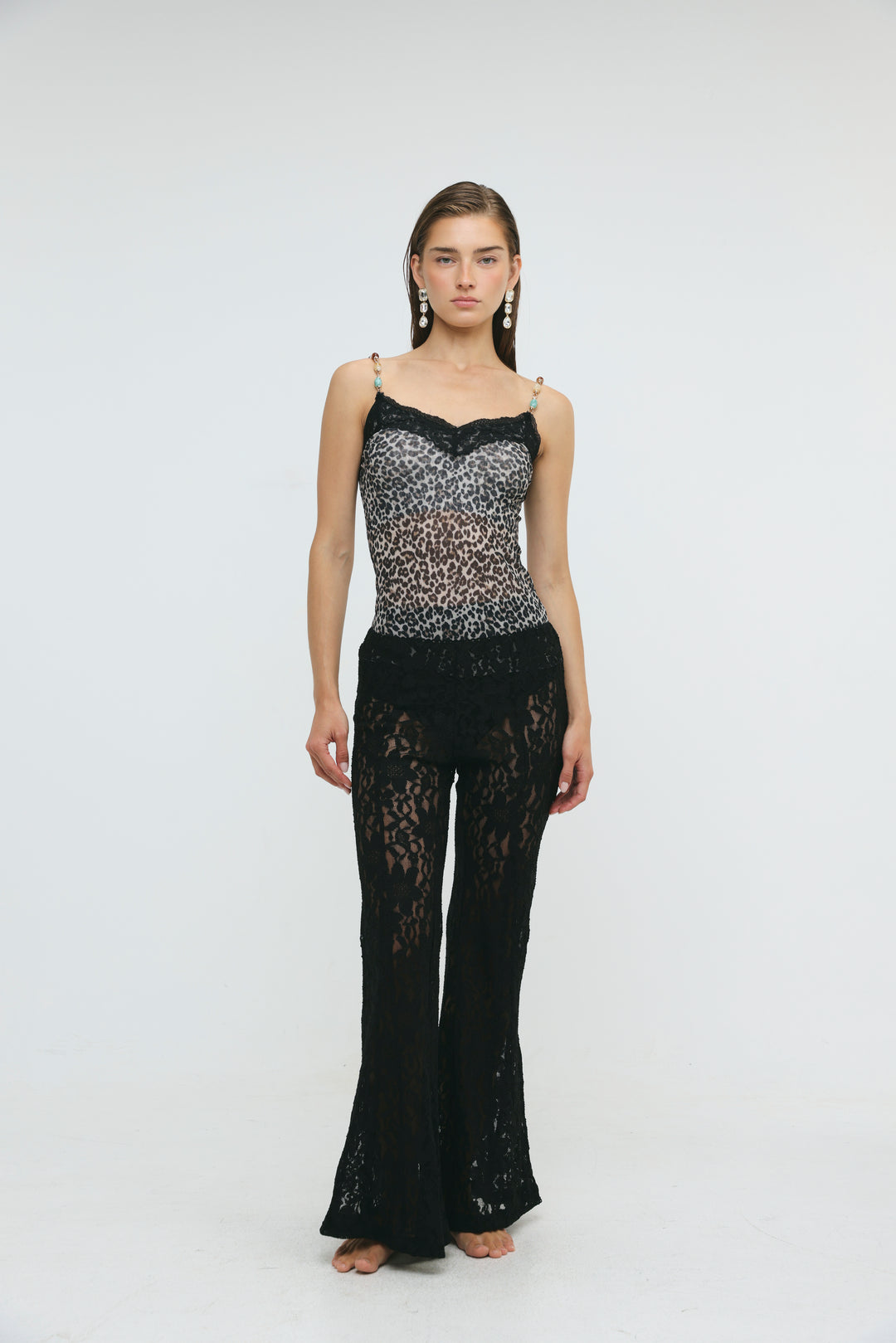 Paros Black Lace Bottoms