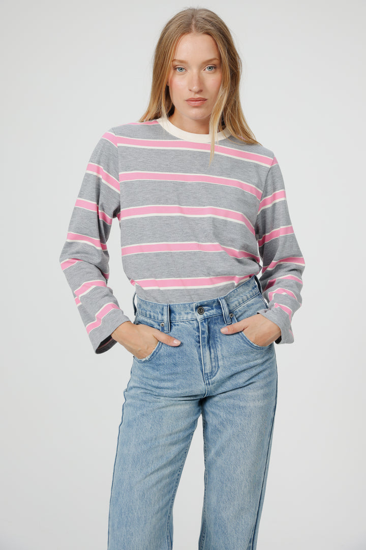 Simpla Grey Stripes Shirt