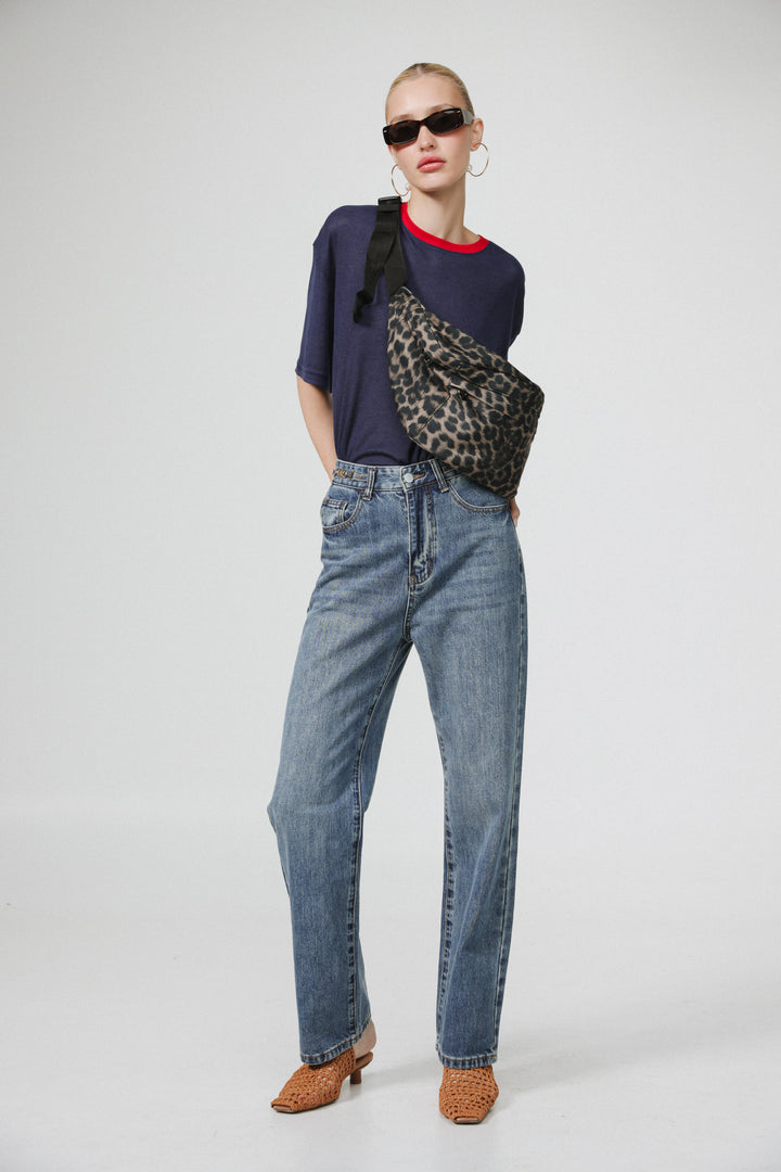EE Huge Leopard Belt Bag