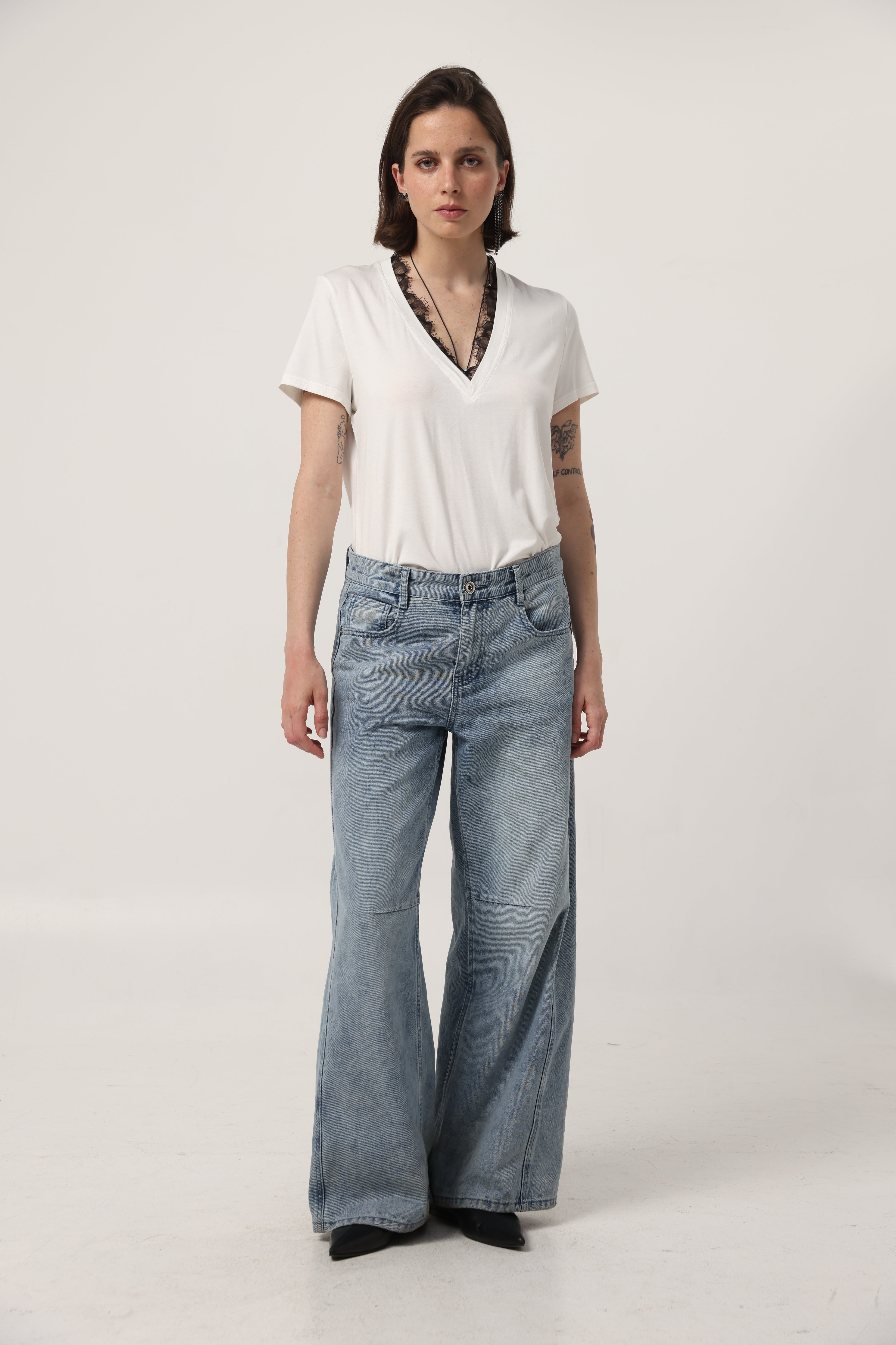Star 604 Light Blue Wide Denim – SEESTARZ