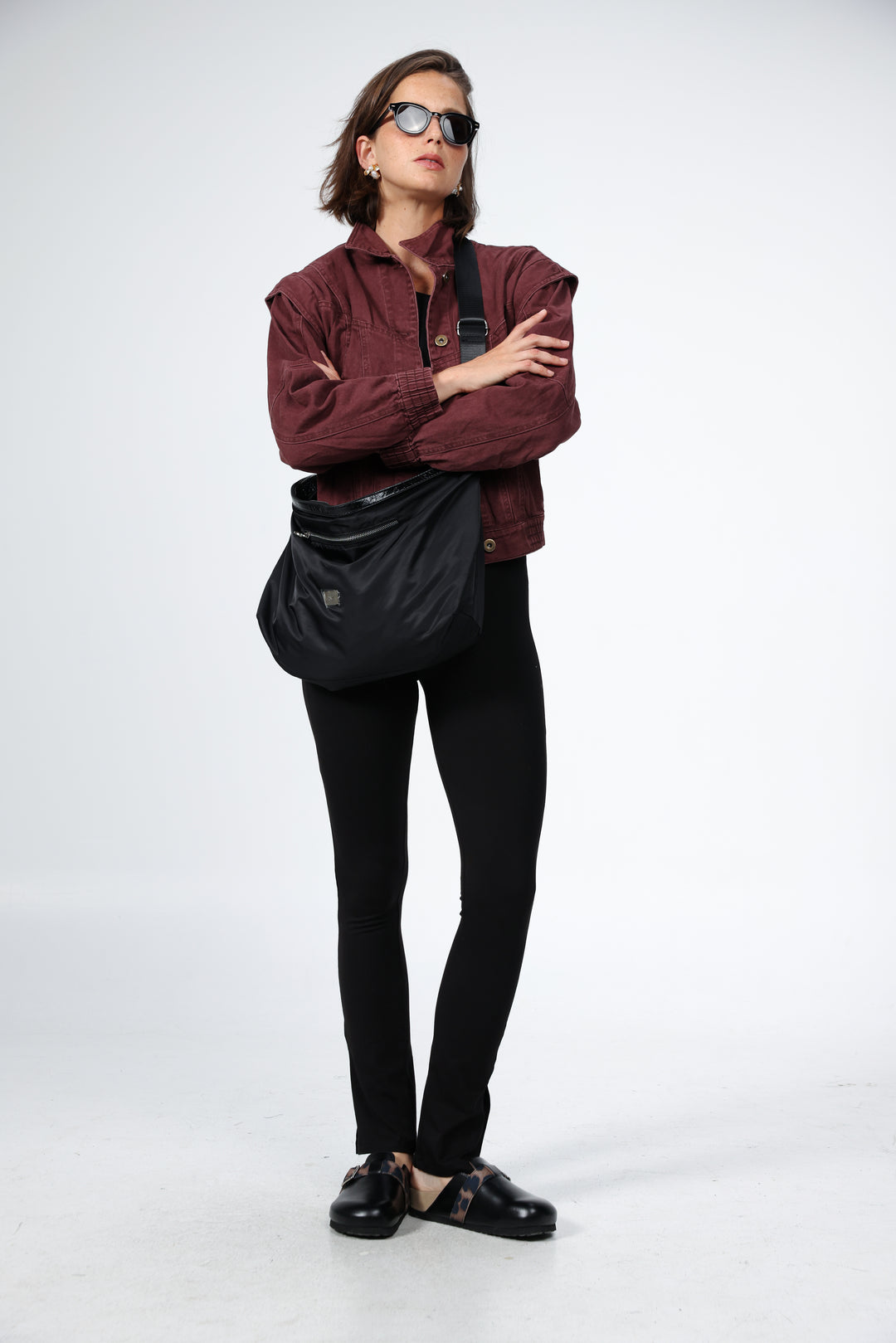 Rock Black Bag תיק צד כותנה שחור