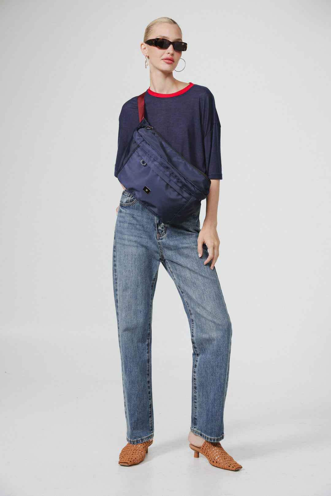 EE Huge Navy Belt Bag