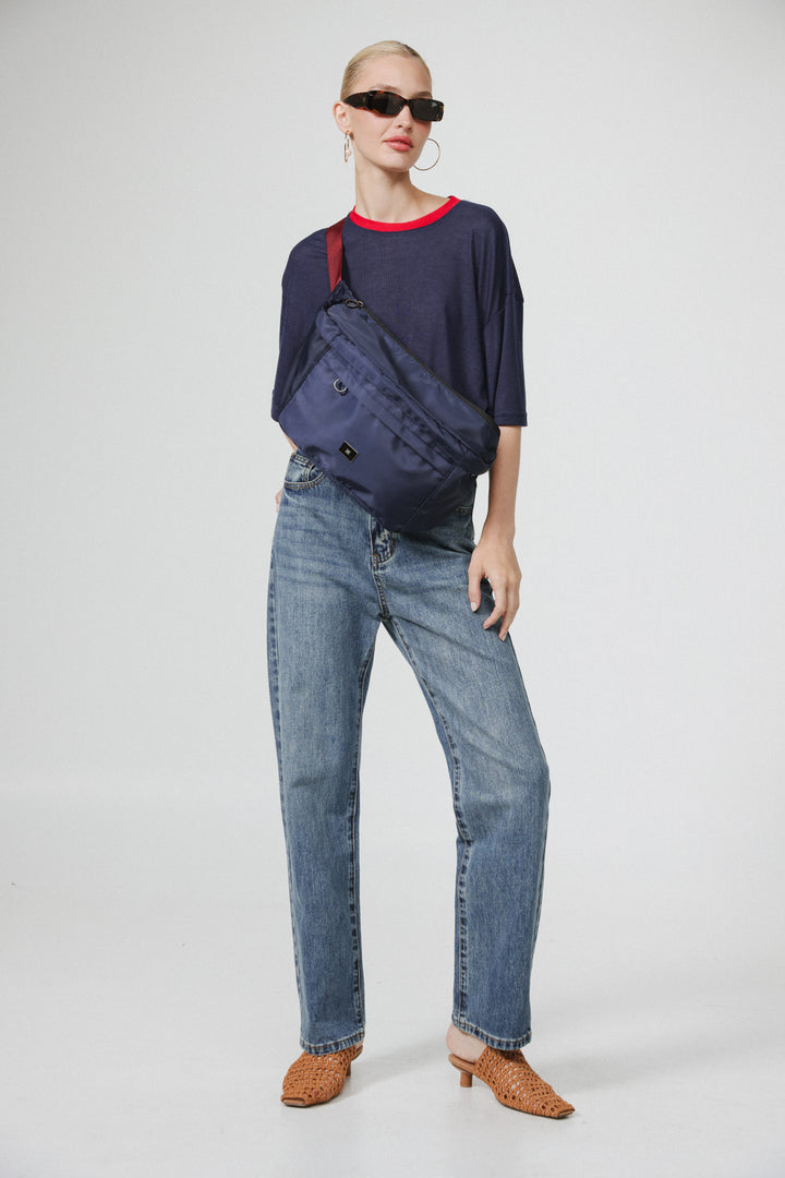 EE Huge Navy Belt Bag