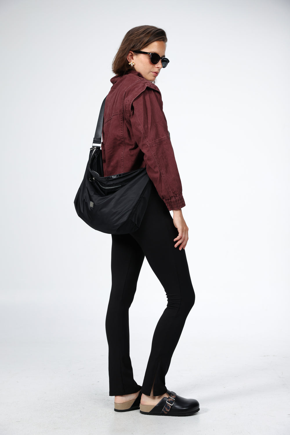 תיק שחור איכותי לאישה Rock Black Bag