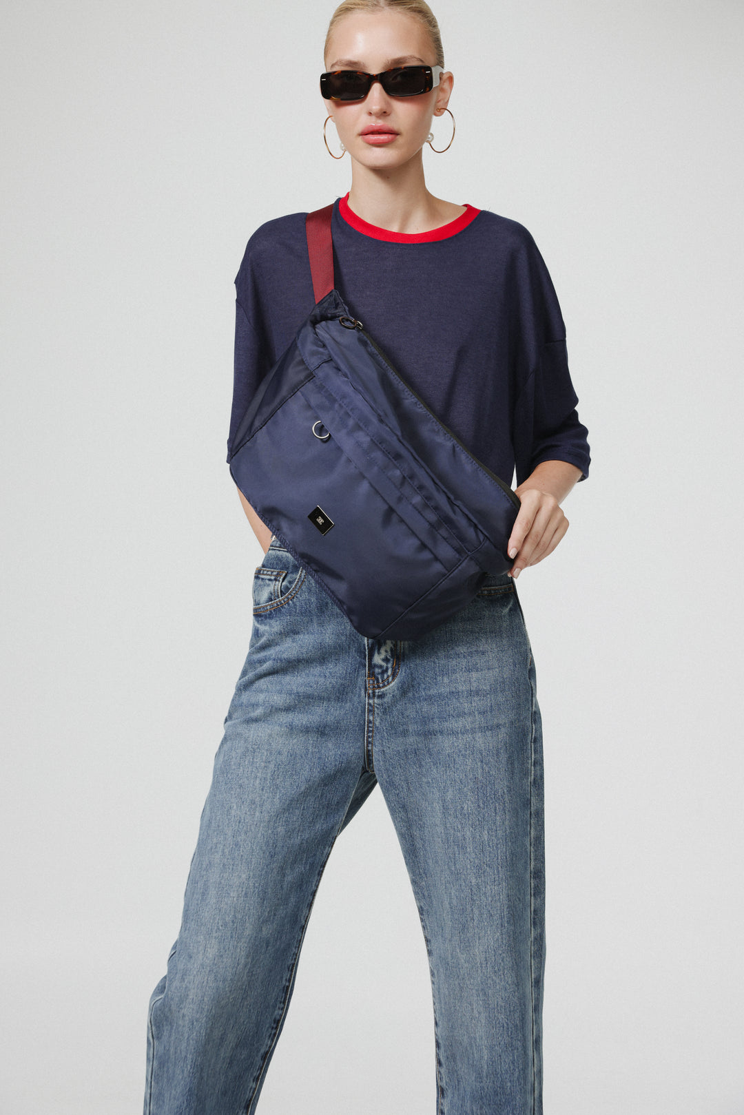 EE Huge Navy Belt Bag