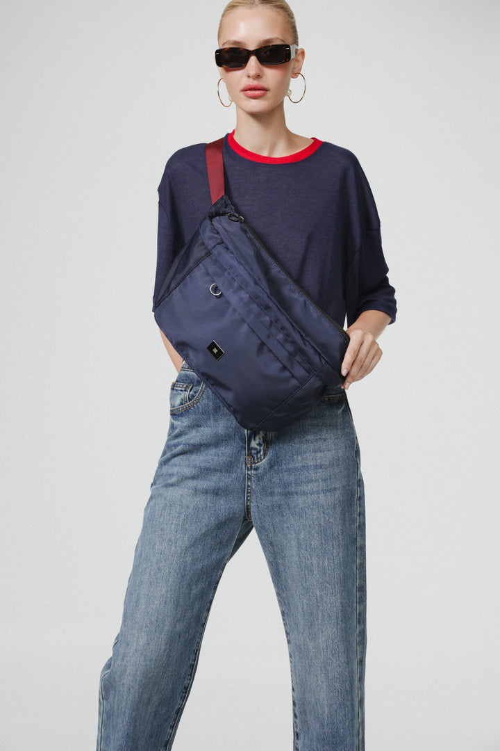 EE Huge Navy Belt Bag