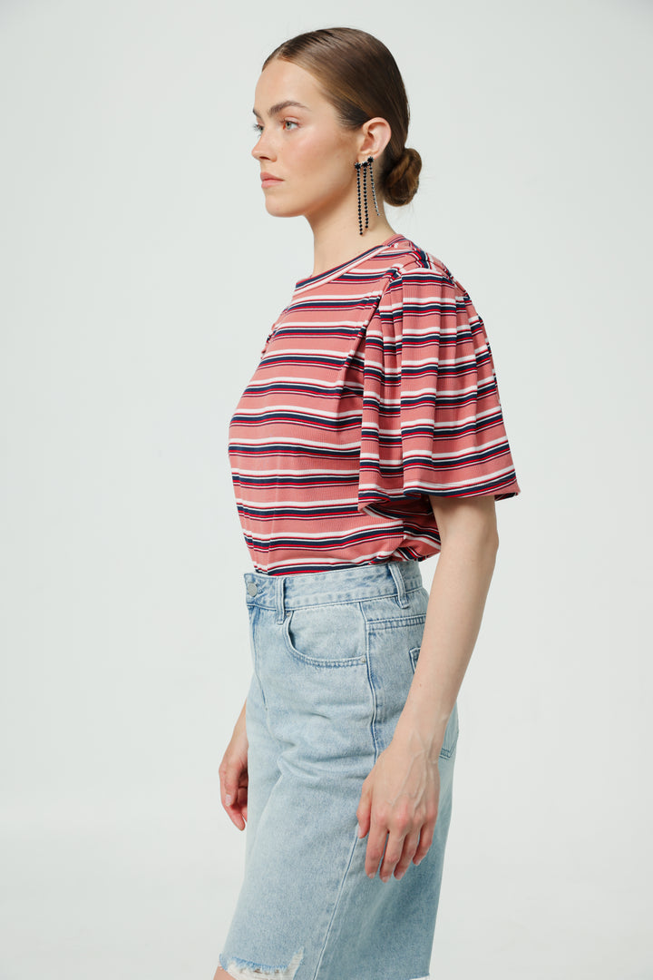 First Rose Stripes T-Shirt