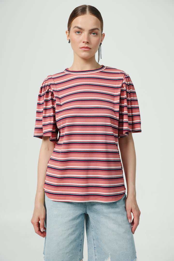 First Rose Stripes T-Shirt