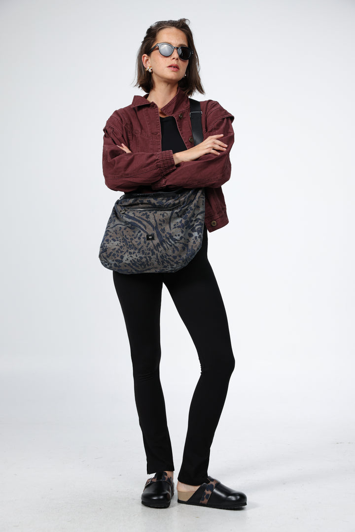 תיק כותנה מנומר נשים Rock Leopard Bag 