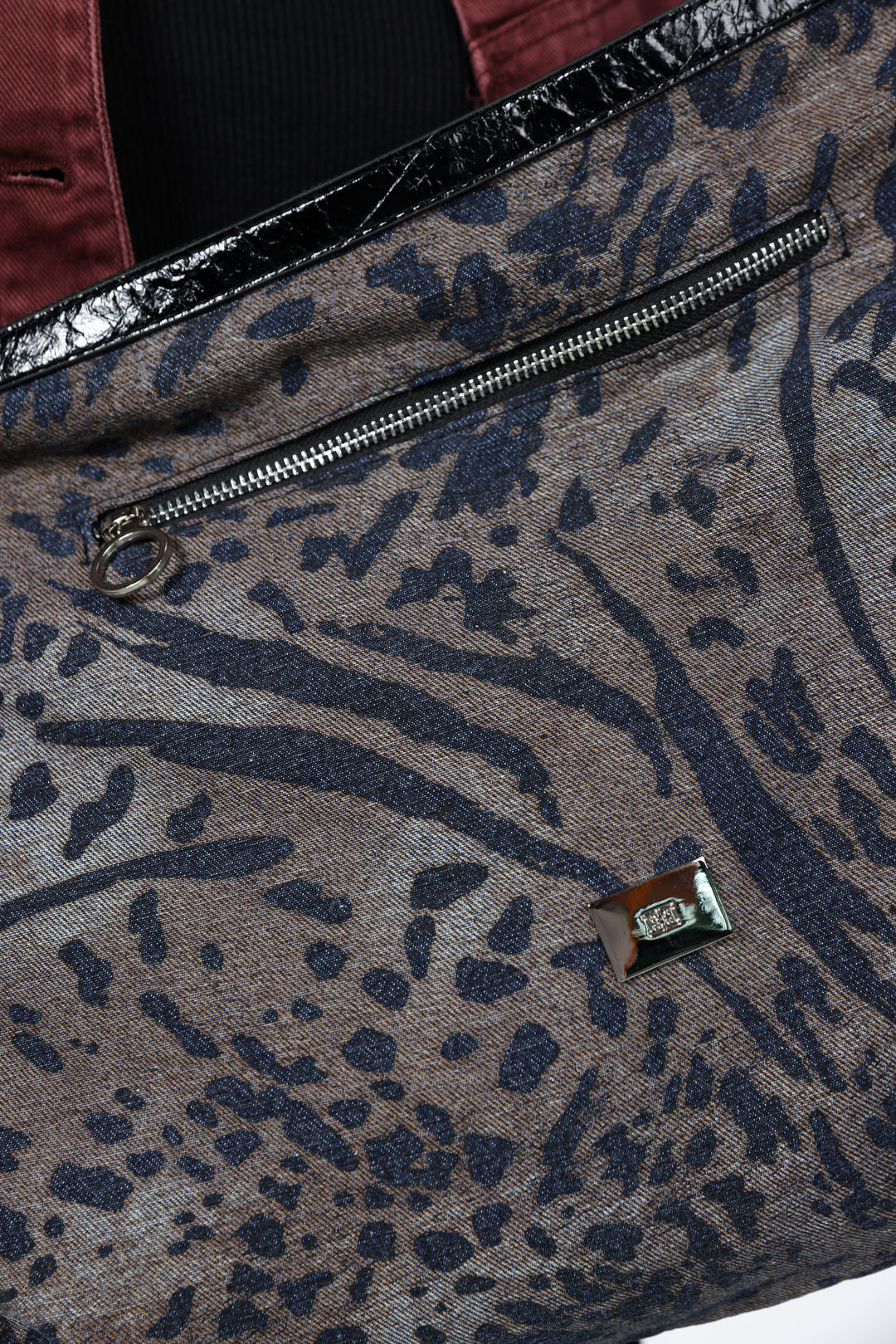 תיק צד מנומר 100% כותנה Rock Leopard Bag 