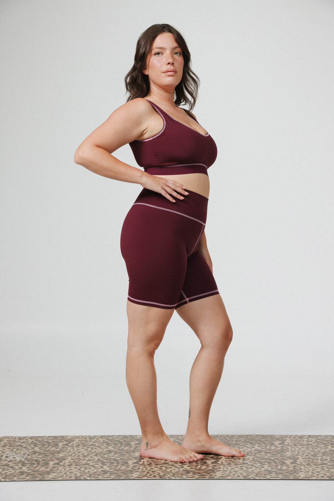 Lanir Wine Short Leggings