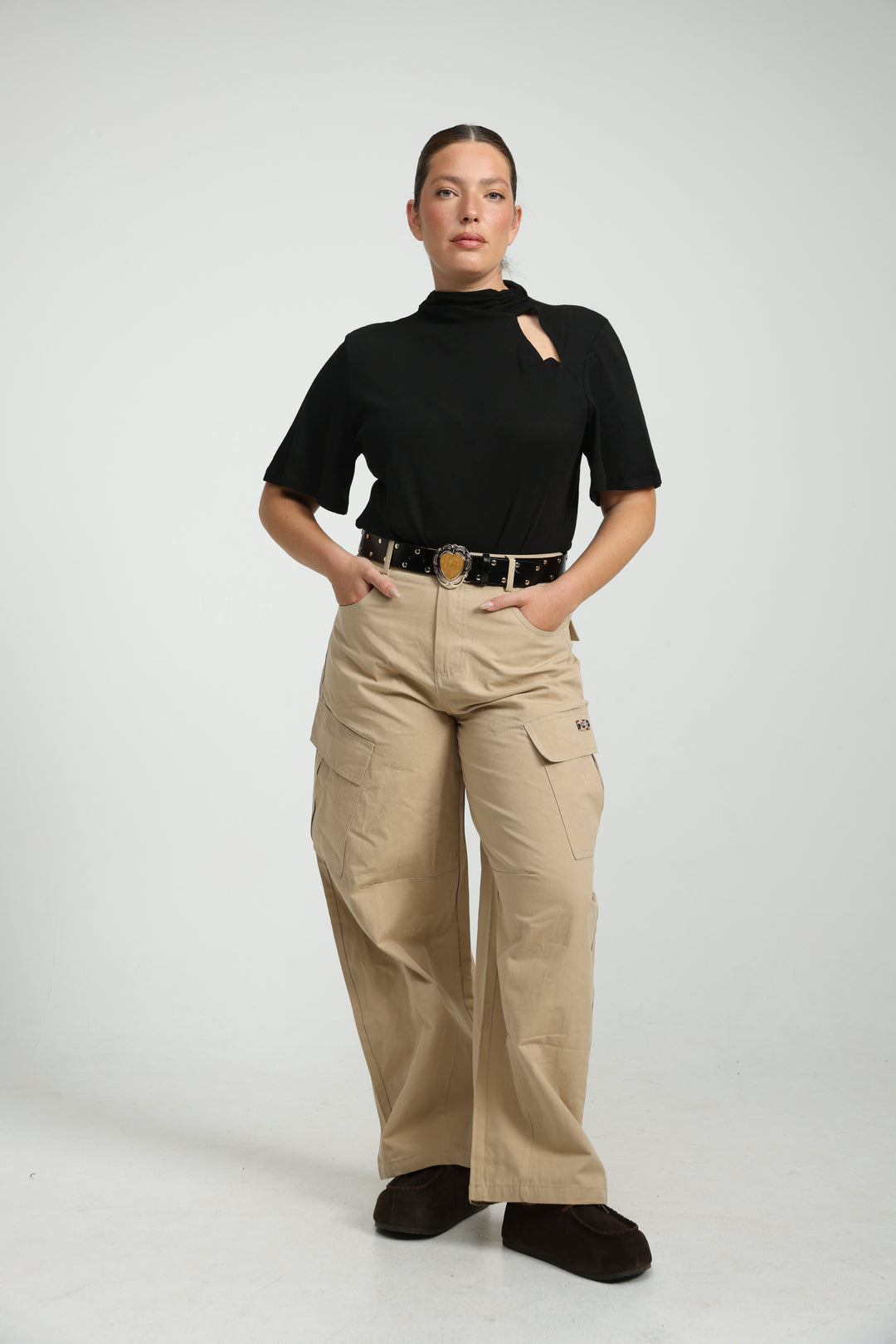 Getting Black Cargo Bottoms