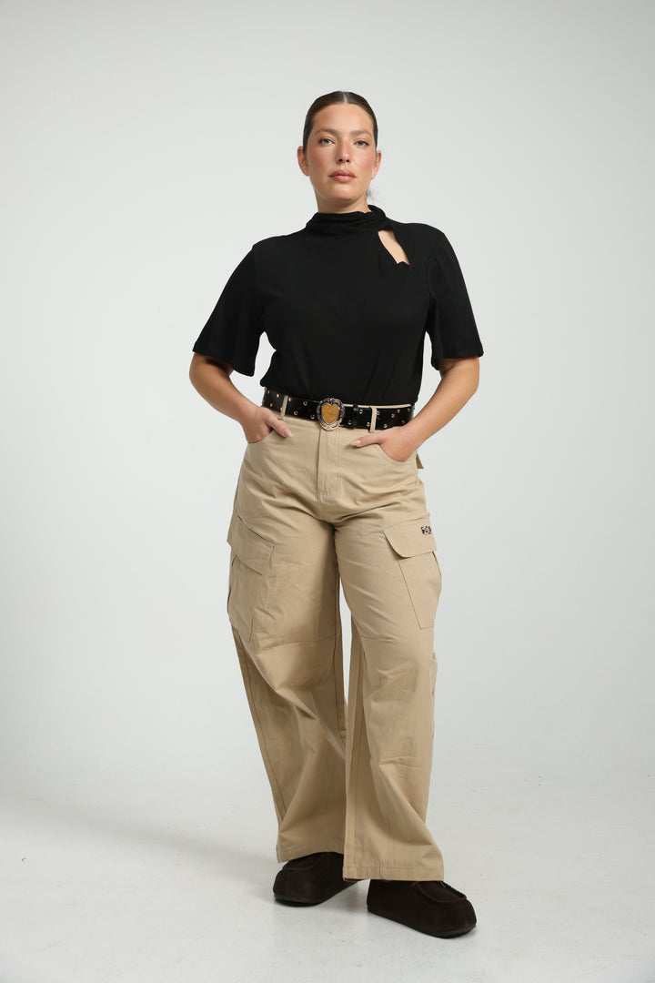 Getting Black Cargo Bottoms