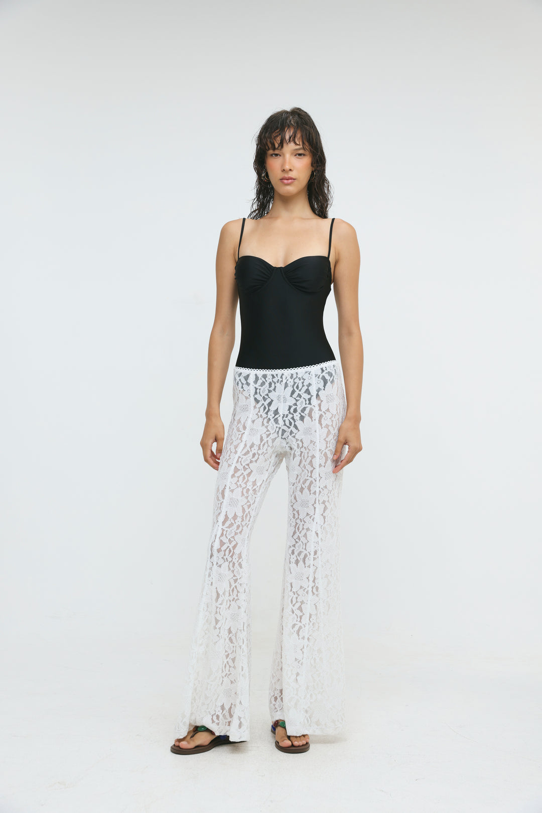 Paros White Lace Bottoms