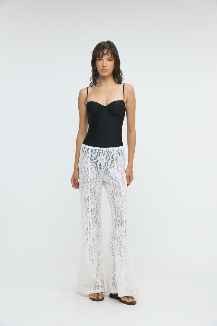 Paros White Lace Bottoms