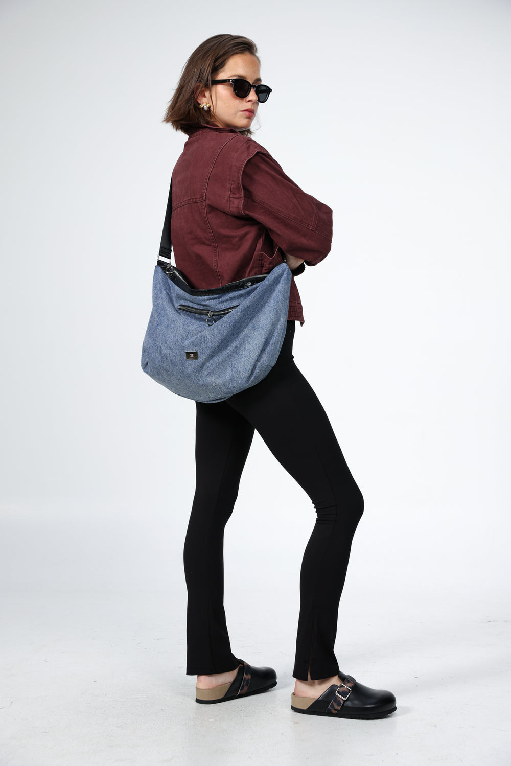 תיק צד ג'ינס לאישה Rock Denim Bag 