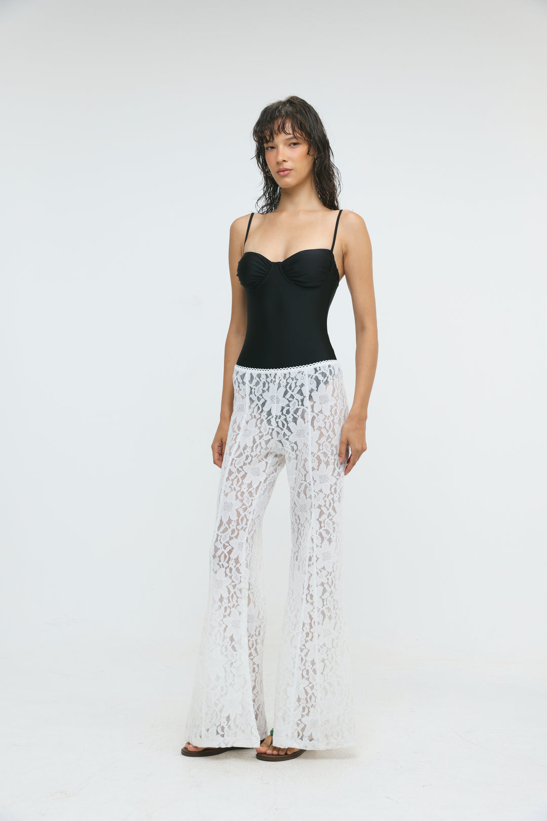Paros White Lace Bottoms