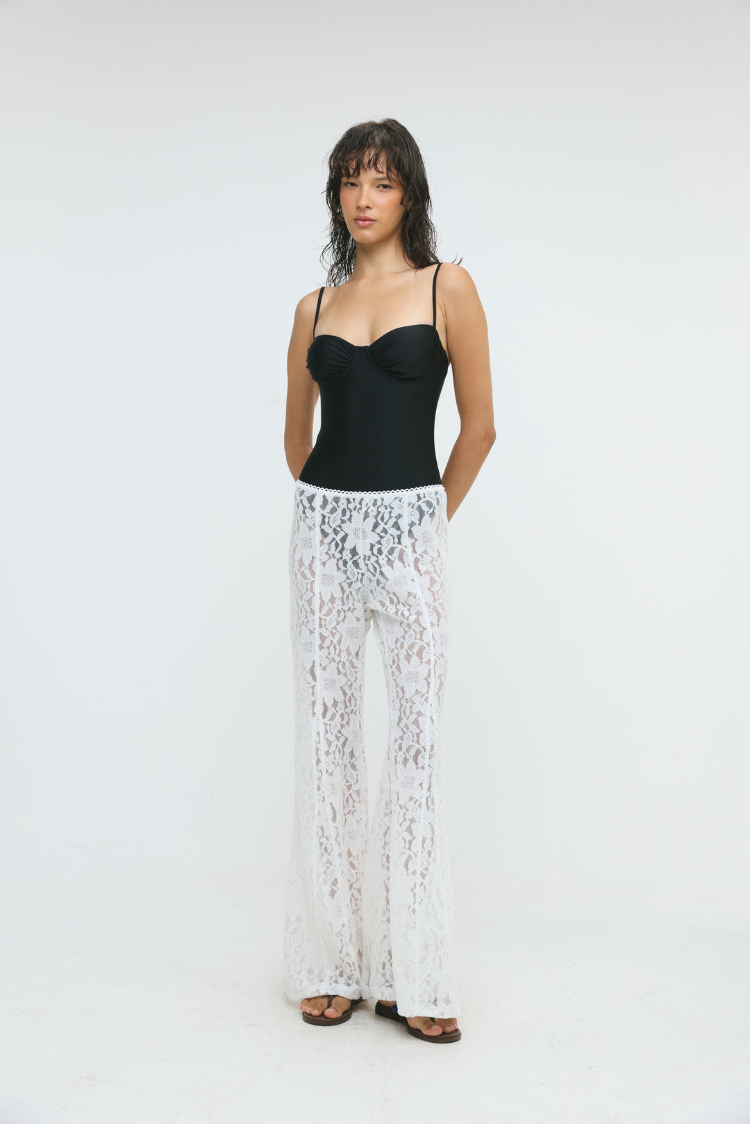 Paros White Lace Bottoms
