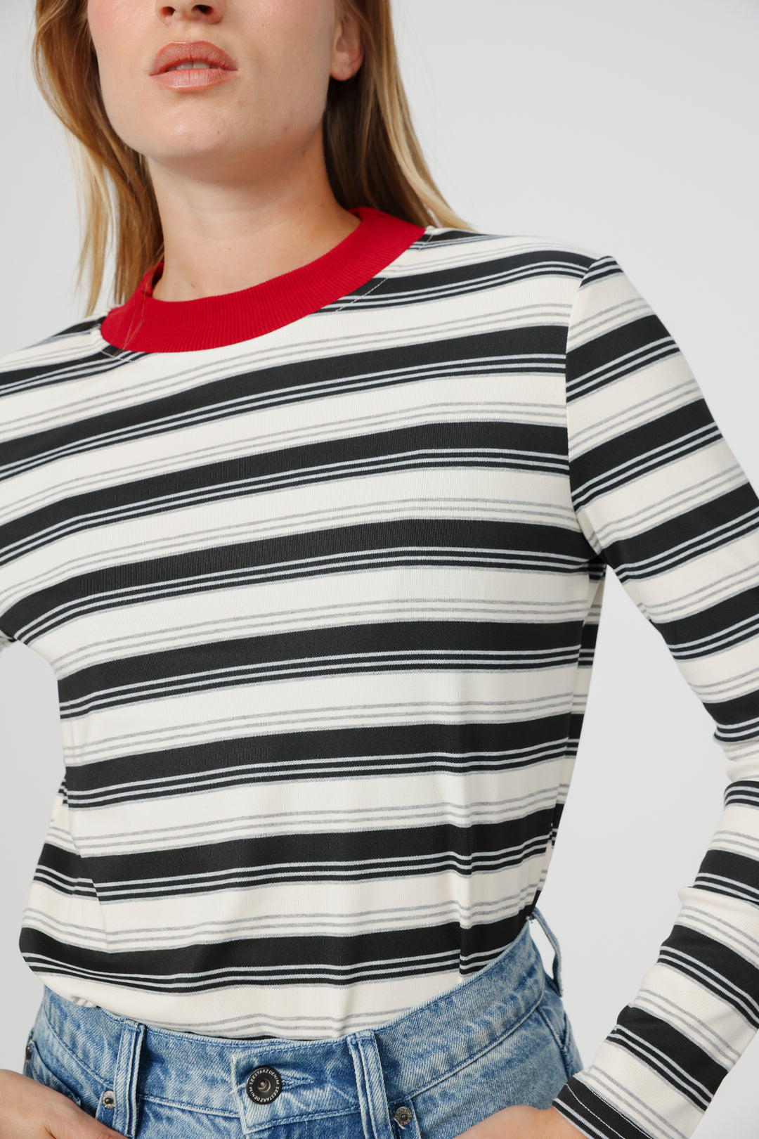 Rebase Black Striped Shirt
