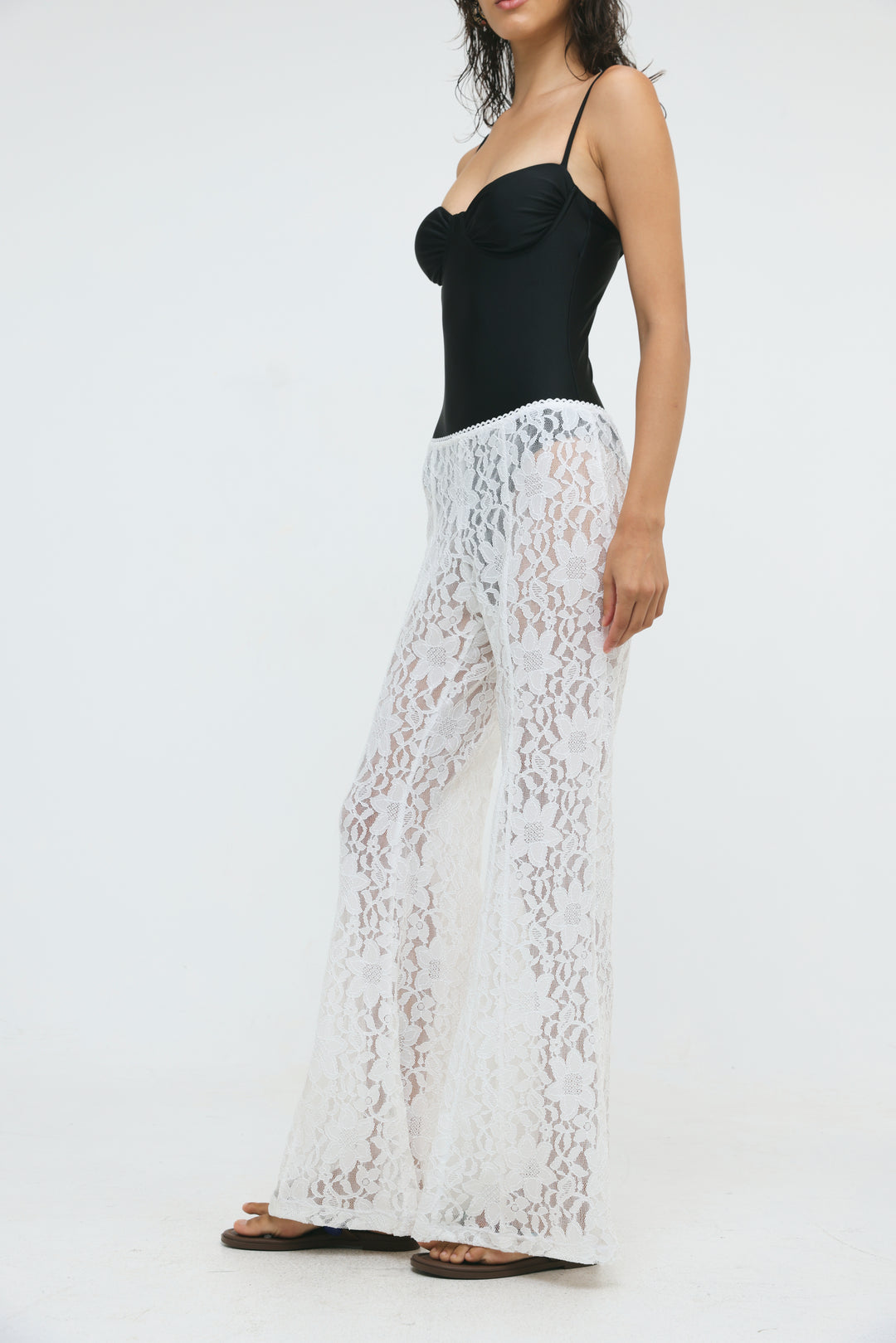 Paros White Lace Bottoms