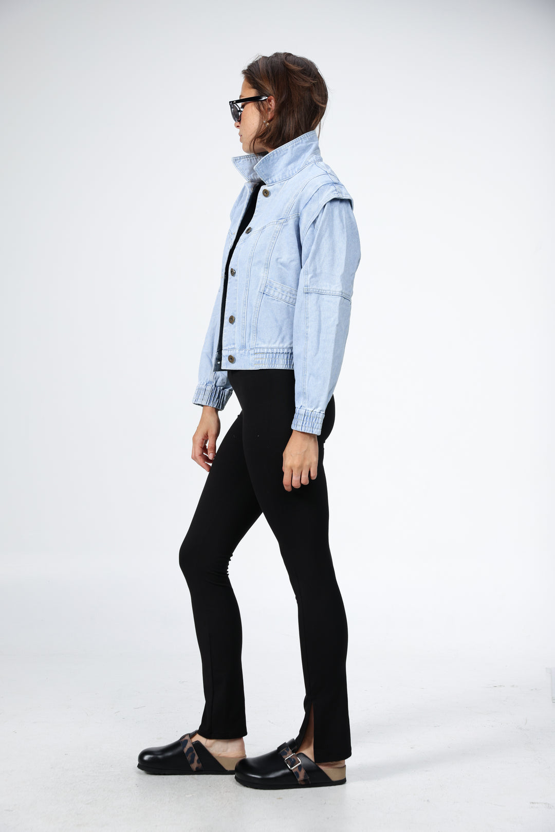 PCRATE - Spijkerjas - light blue denim PCRATE - Spijkerjas - light blue denim