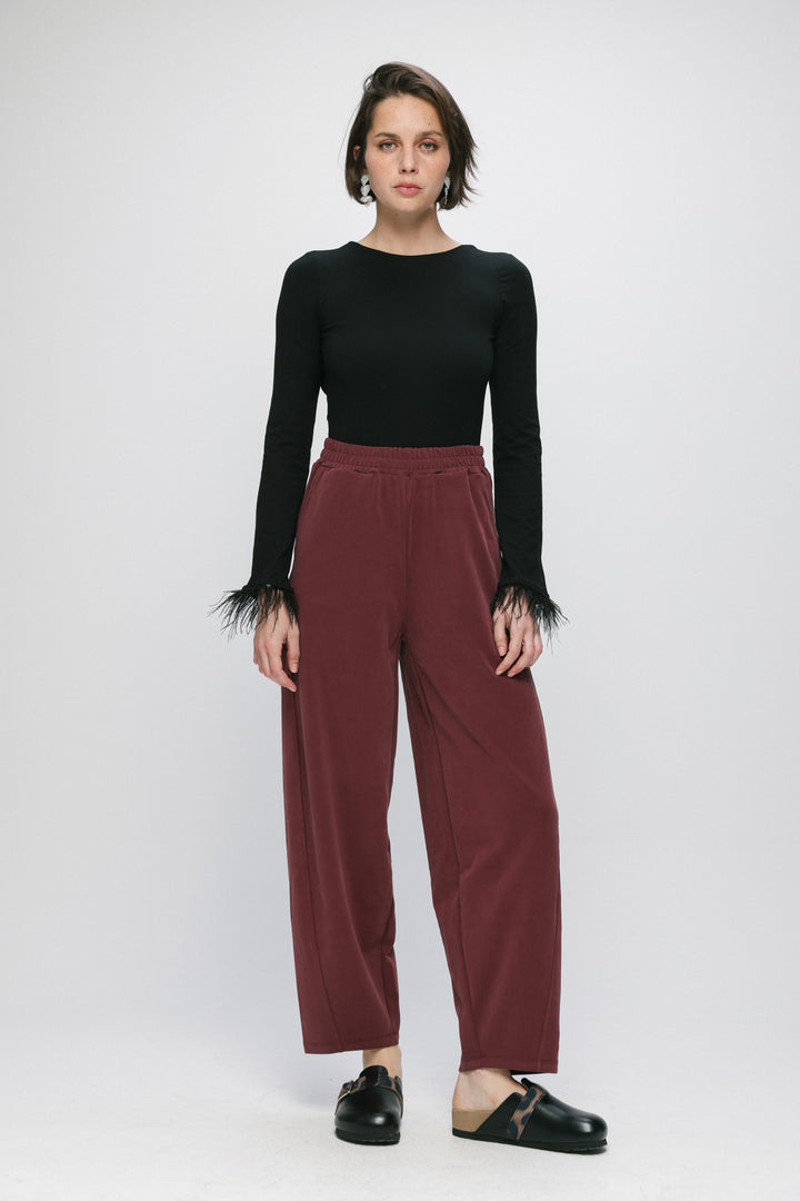 Relaxed Wine Bottoms