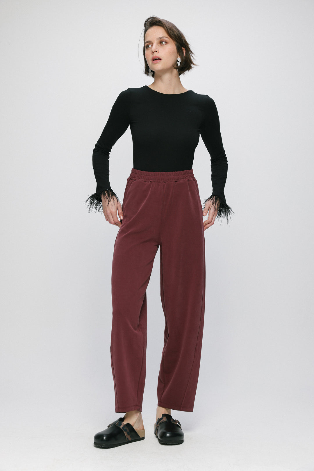 Relaxed Wine Bottoms