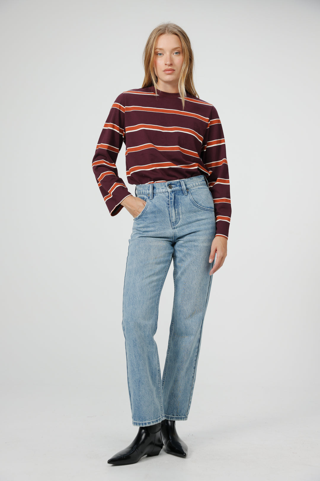 Simpla Wine Stripes Shirt