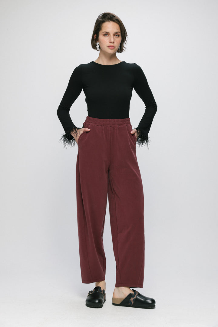 Relaxed Wine Bottoms