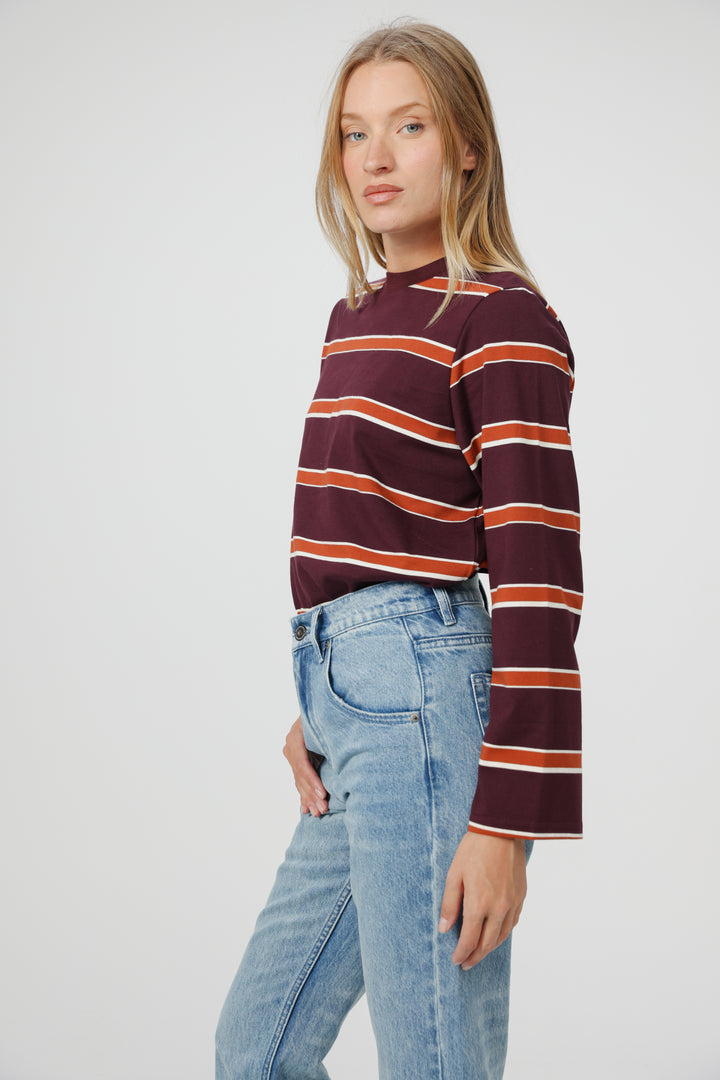 Simpla Wine Stripes Shirt