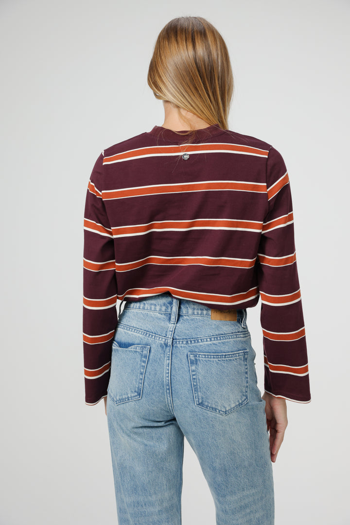 Simpla Wine Stripes Shirt