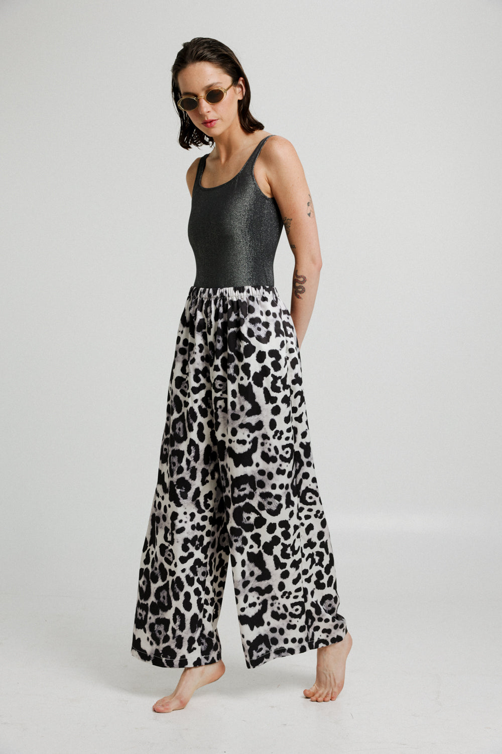 【binary01】Leopard Wide Pants ★ Cosine Leopard Wide Pants (Available in mid-May) - binary01