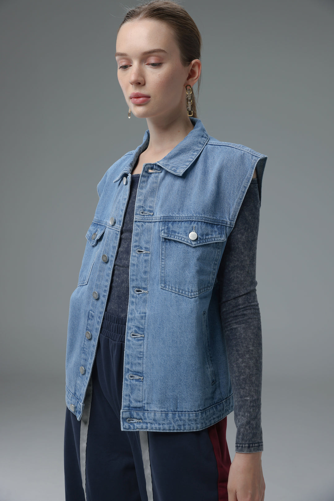 Daniela's Light Blue Denim Vest