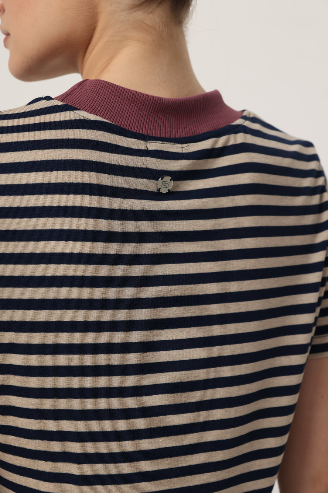 Rebasically Navy Stripes T-Shirt