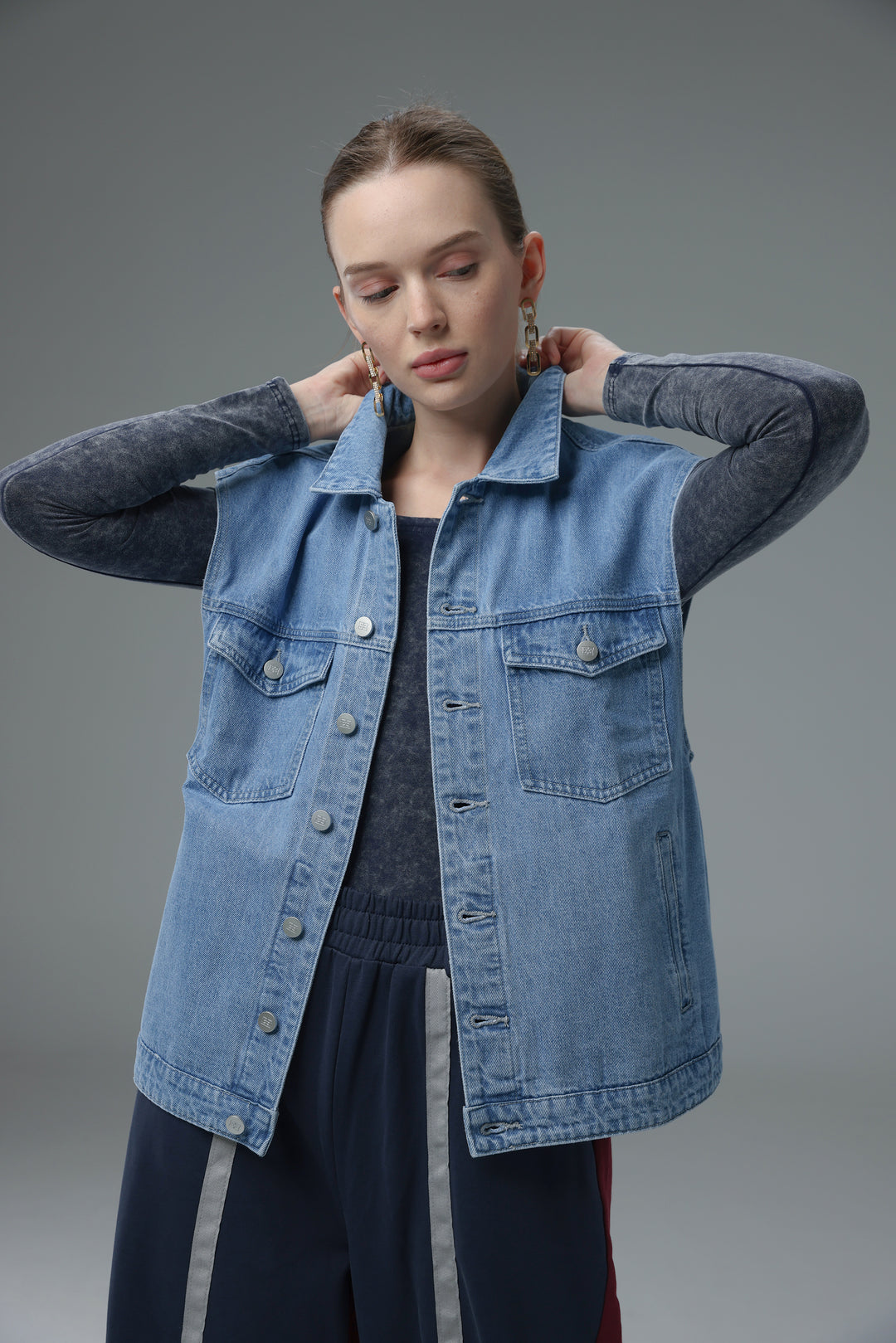 Daniela's Light Blue Denim Vest