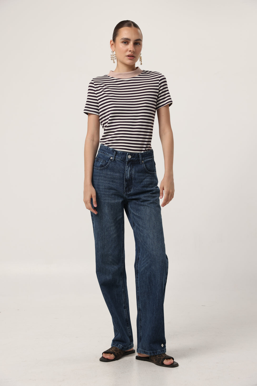 Rebasically Purple Stripes T-Shirt