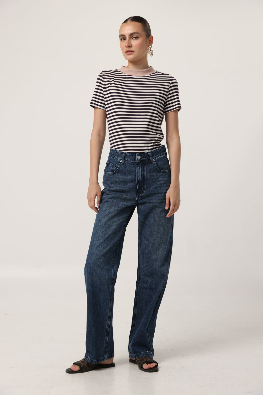 Rebasically Purple Stripes T-Shirt