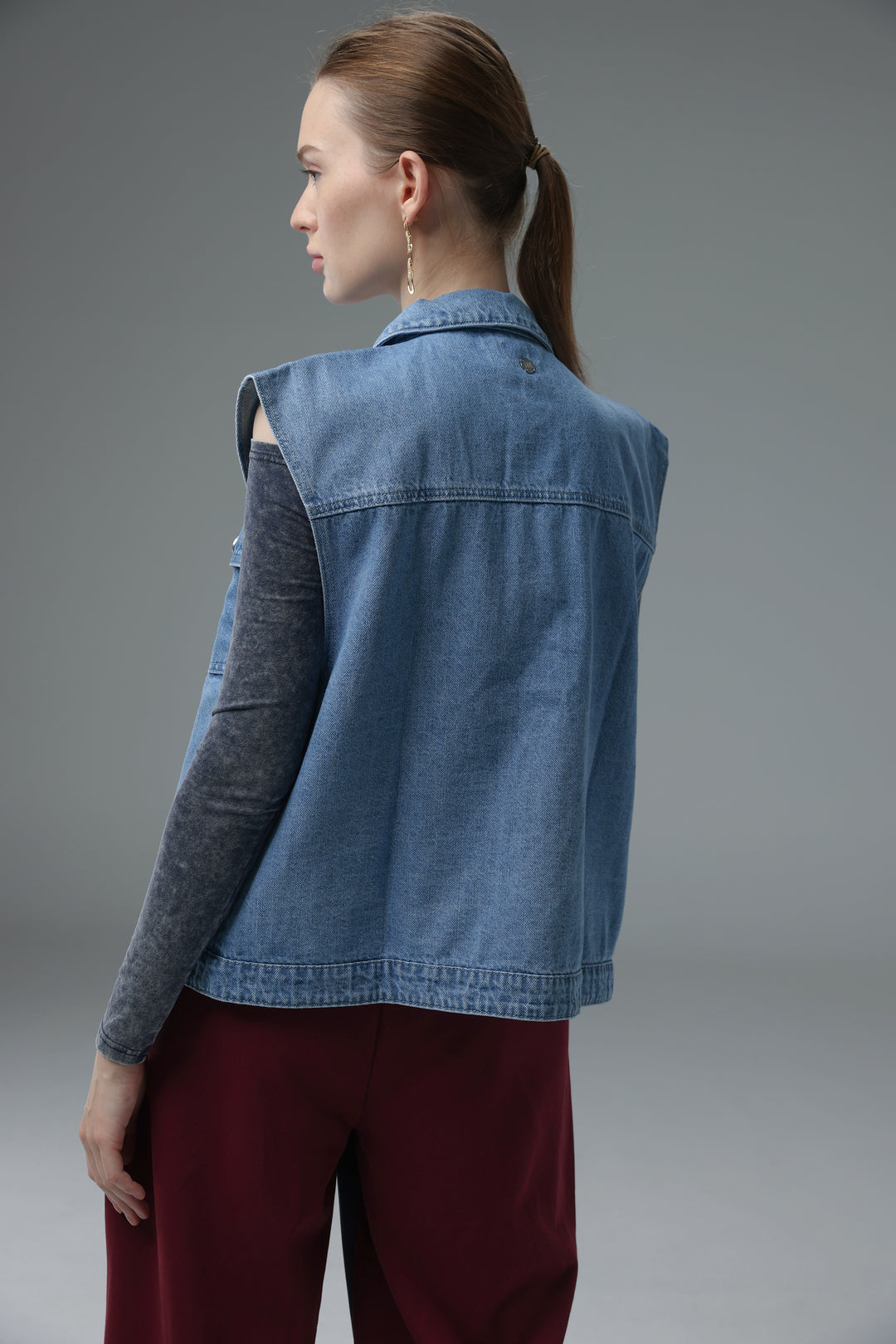 Daniela's Light Blue Denim Vest