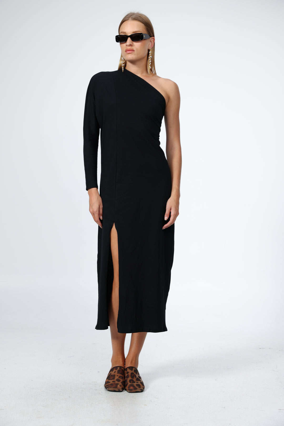 Black One Shoulder Dress