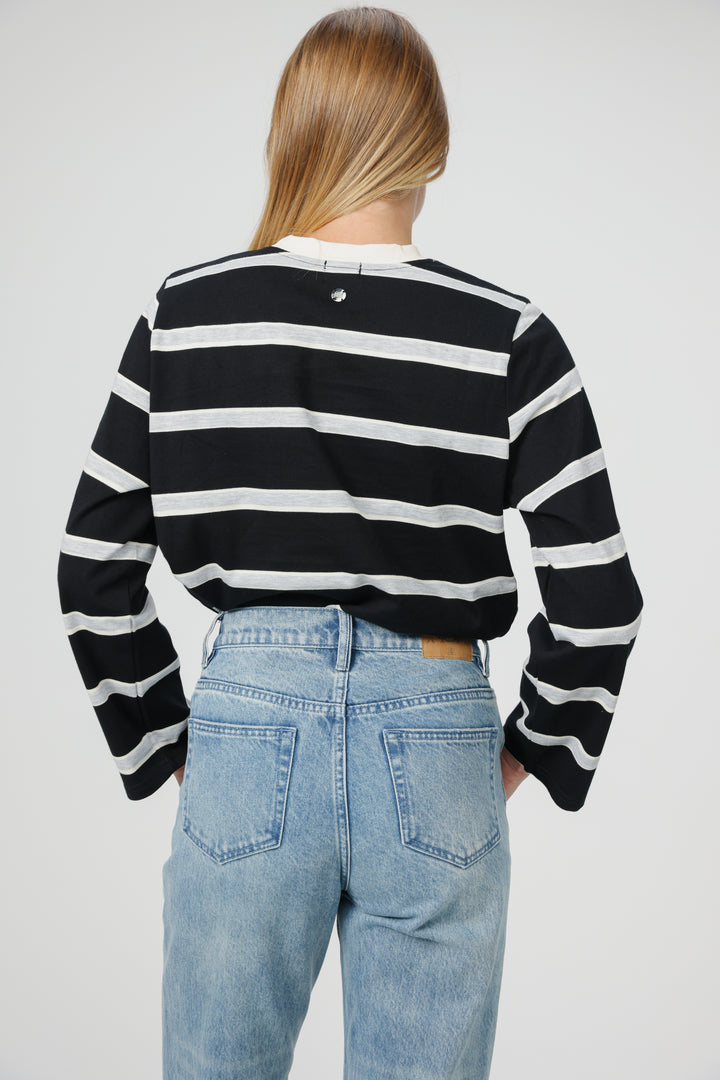 Simpla Black Stripes Shirt