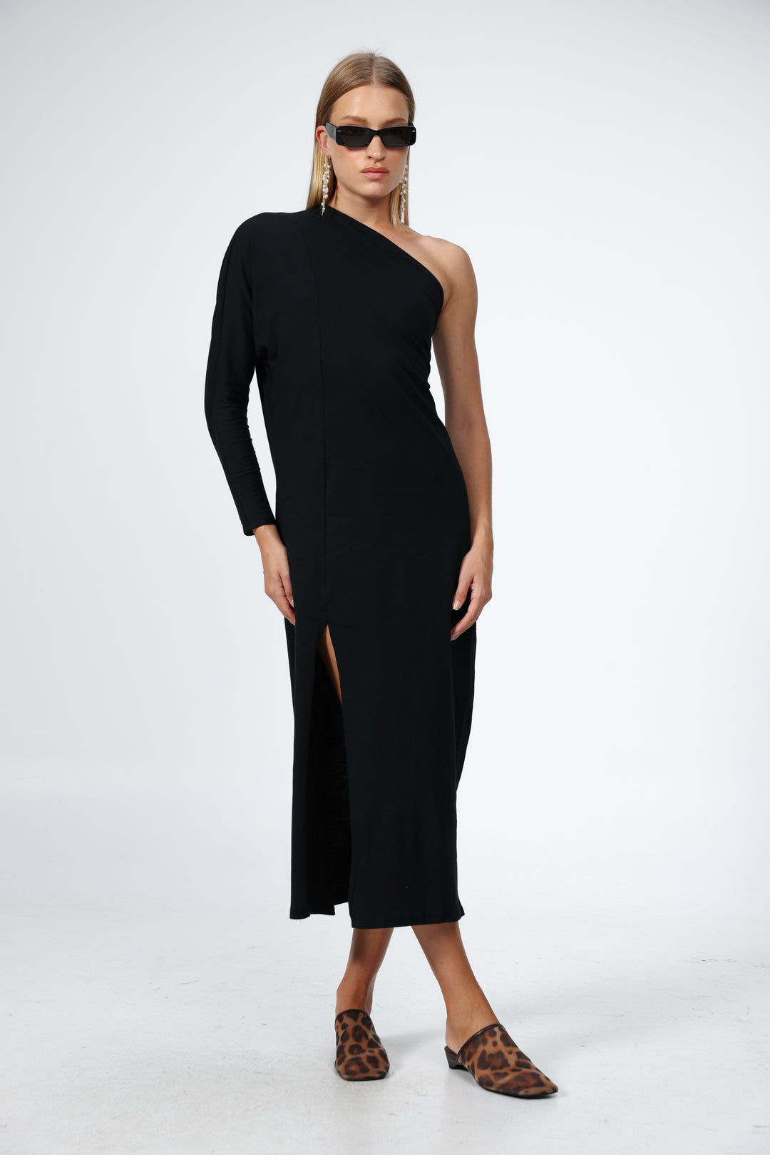 Black One Shoulder Dress